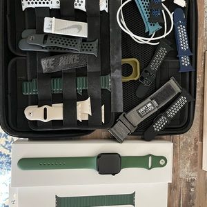 Apple Watch series 7 45mm with $400 in bands. GPS version. Not cellular.